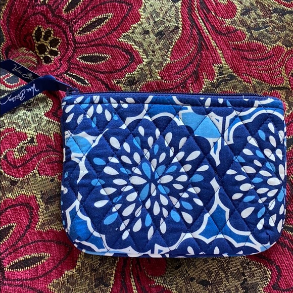Vera Bradley Handbags - Vera Bradley Blue Makeup Bag